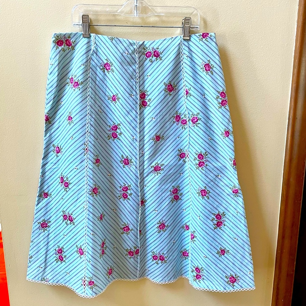 Floral A-Line Skirt